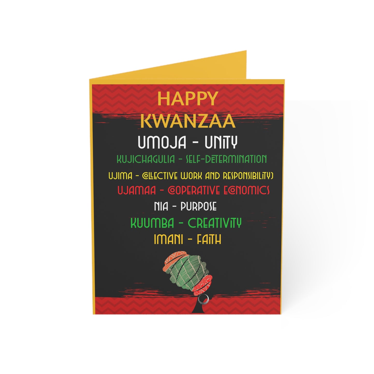 Kwanzaa Greeting Cards (1, 10, 30, and 50pcs)