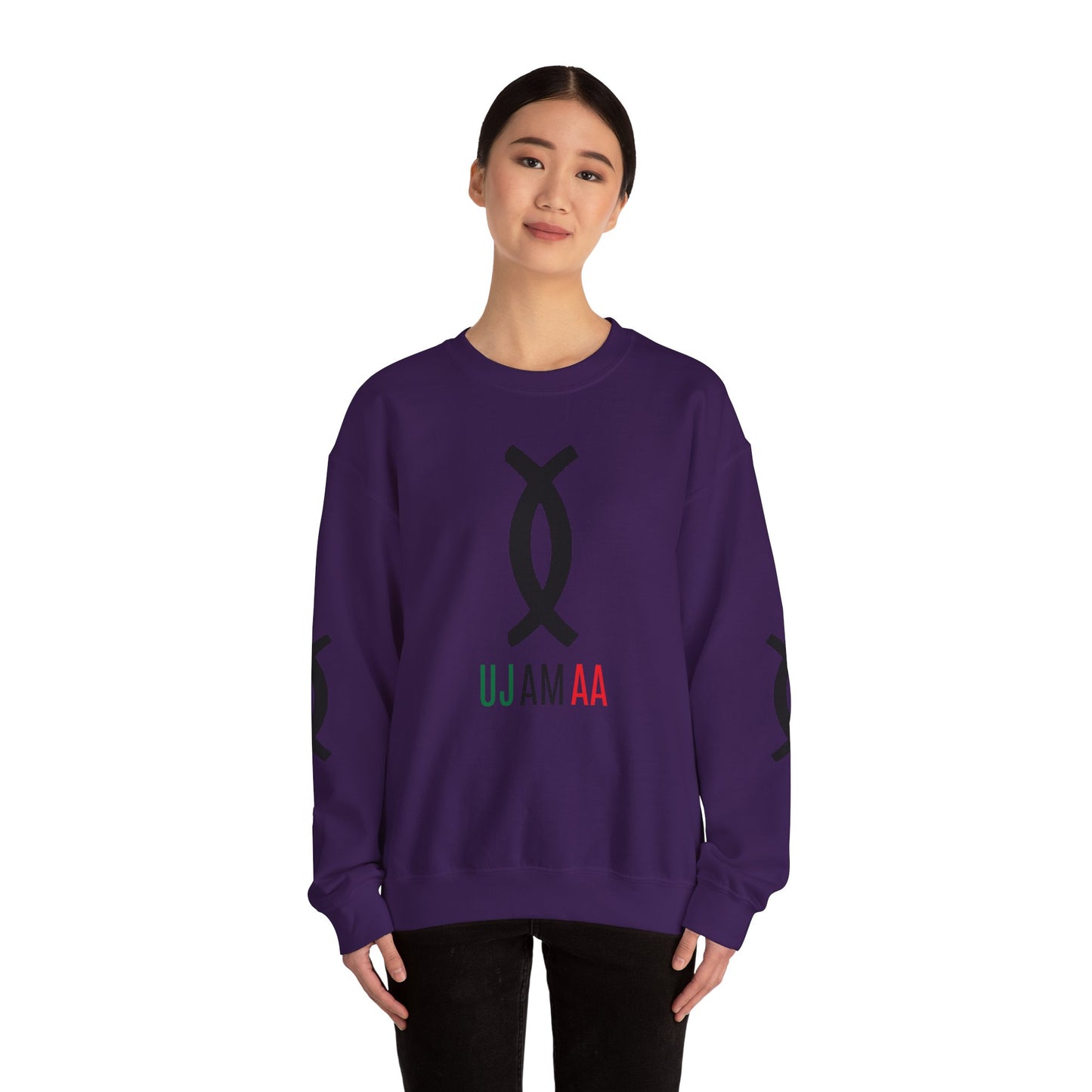 Ujamaa Kwanzaa Symbol Crewneck Sweatshirt