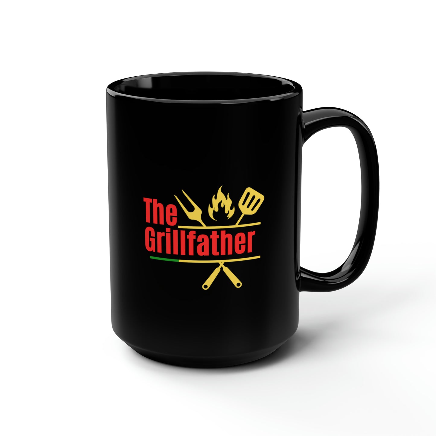 The Grill Father Mug, 15oz  (Personalize It!)