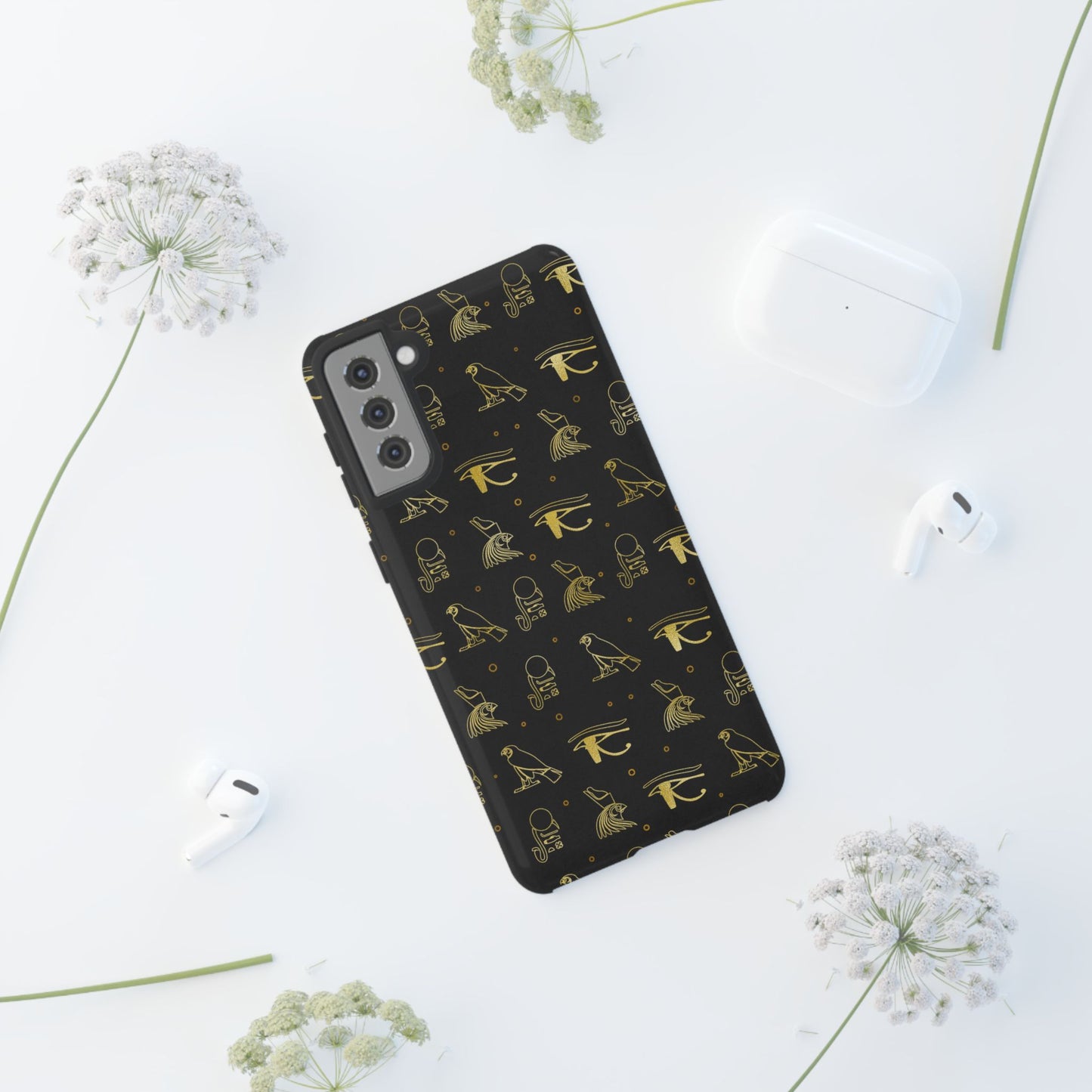 Black Gold Egyptian Samsung Tough Cases | African Samsung Case | Afrocentric Samsung Case | Egyptian Samsung Case