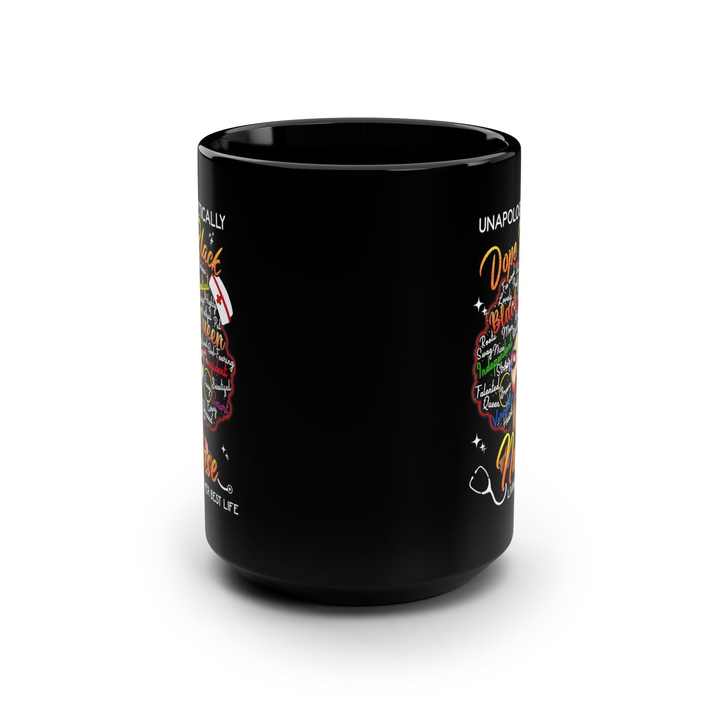 Dope Black Nurse Mug, 15oz