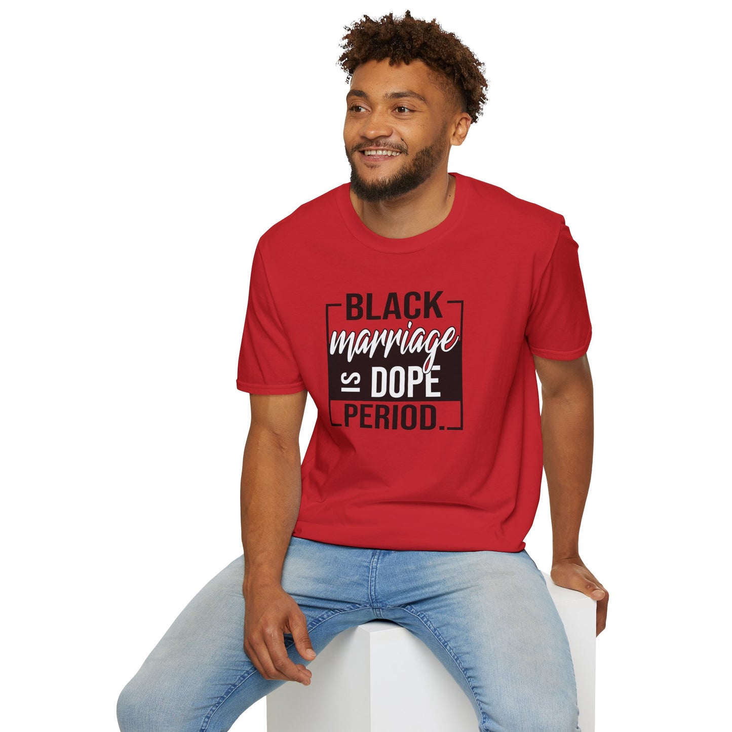 Black Marriage is Dope Unisex Soft T-Shirt