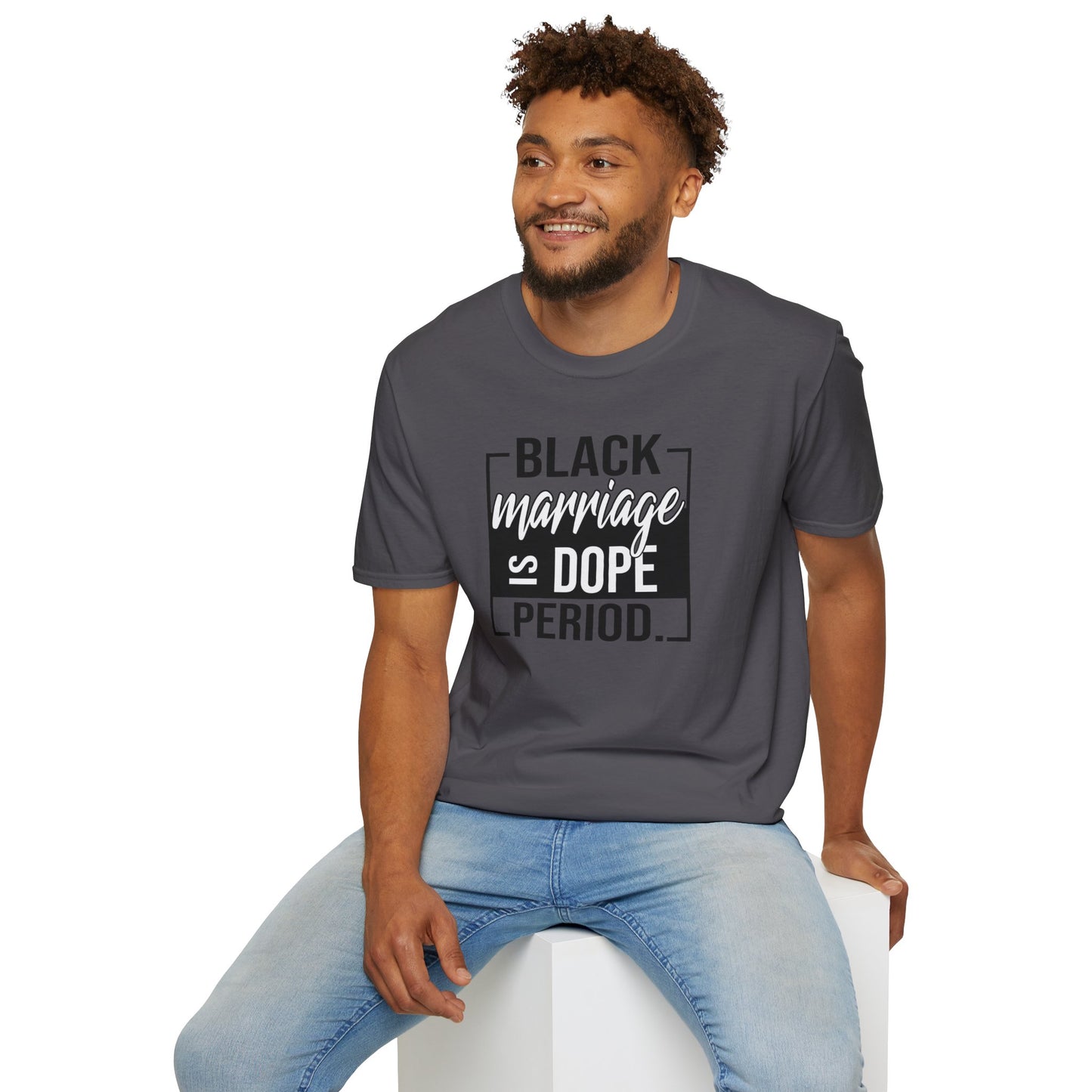 Black Marriage is Dope Unisex Soft T-Shirt