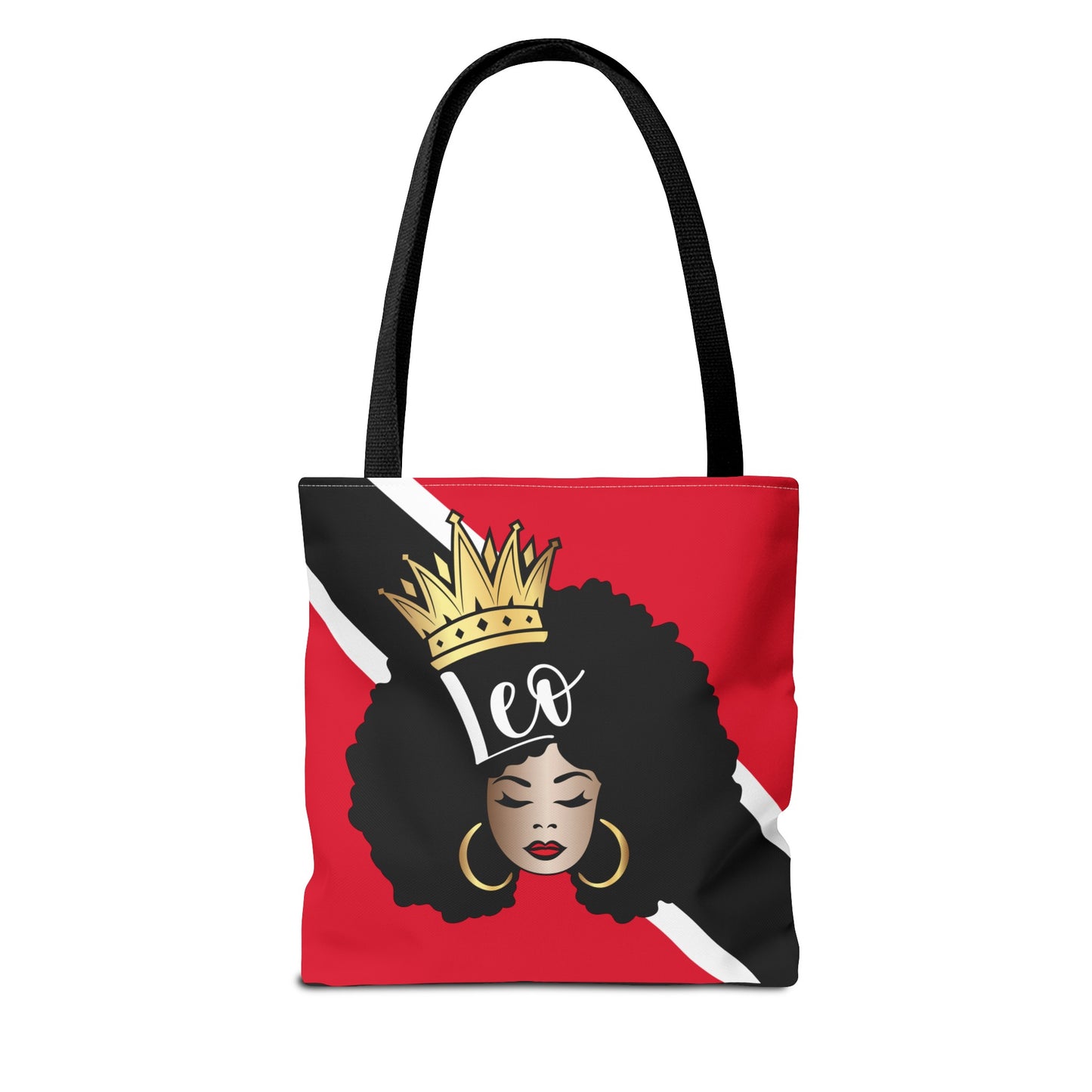 Trinidad Flag African American Woman Tote Bag | African Queen Bag | Black Girl Bag | Leo  Bag
