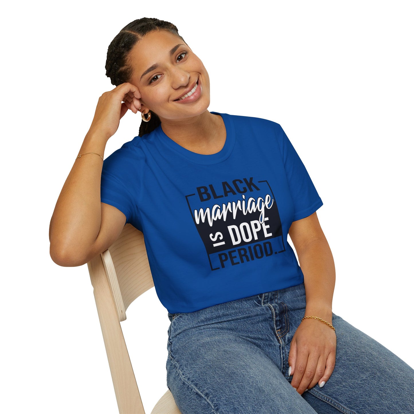 Black Marriage is Dope Unisex Soft T-Shirt