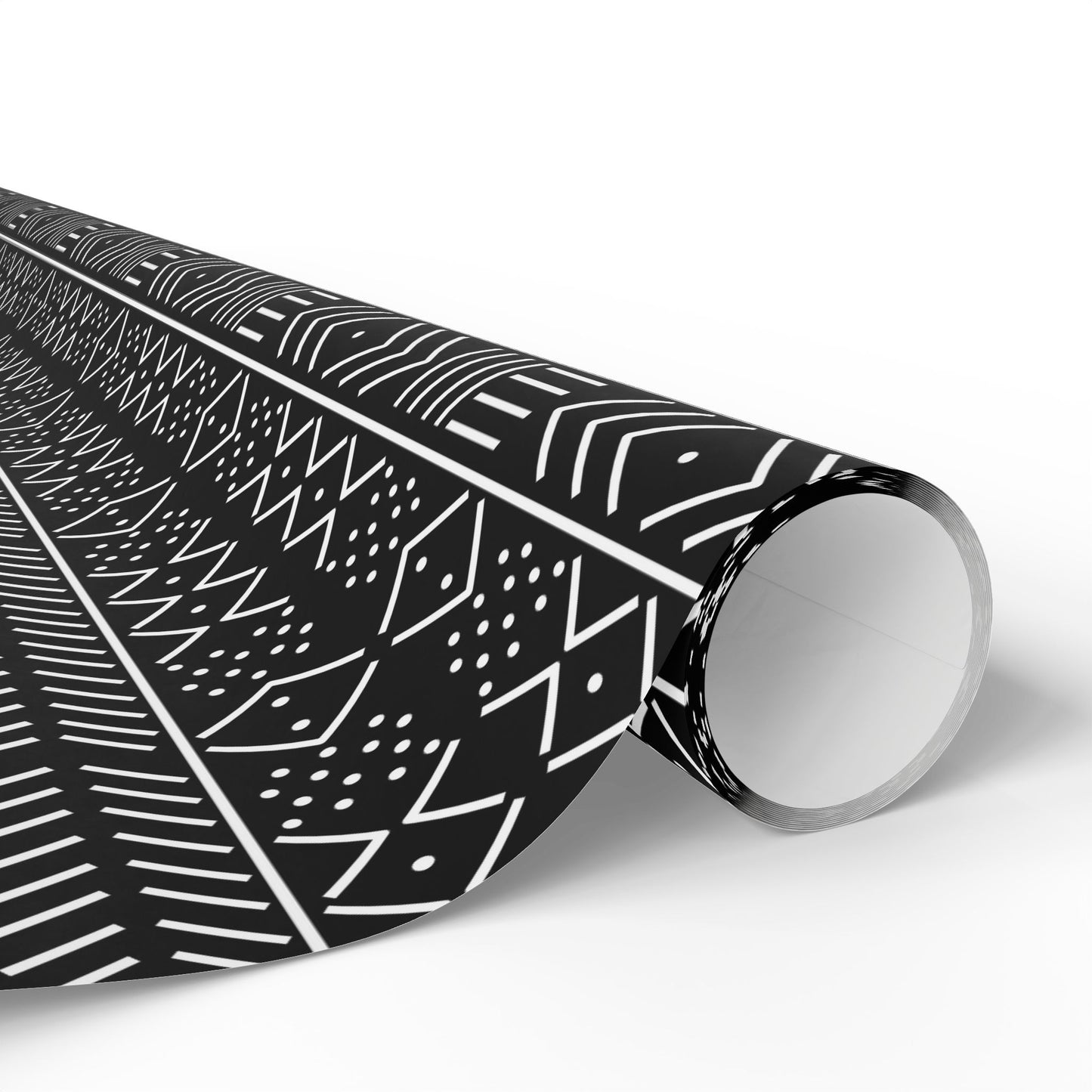 Black and White Mudcloth Wrapping Papers