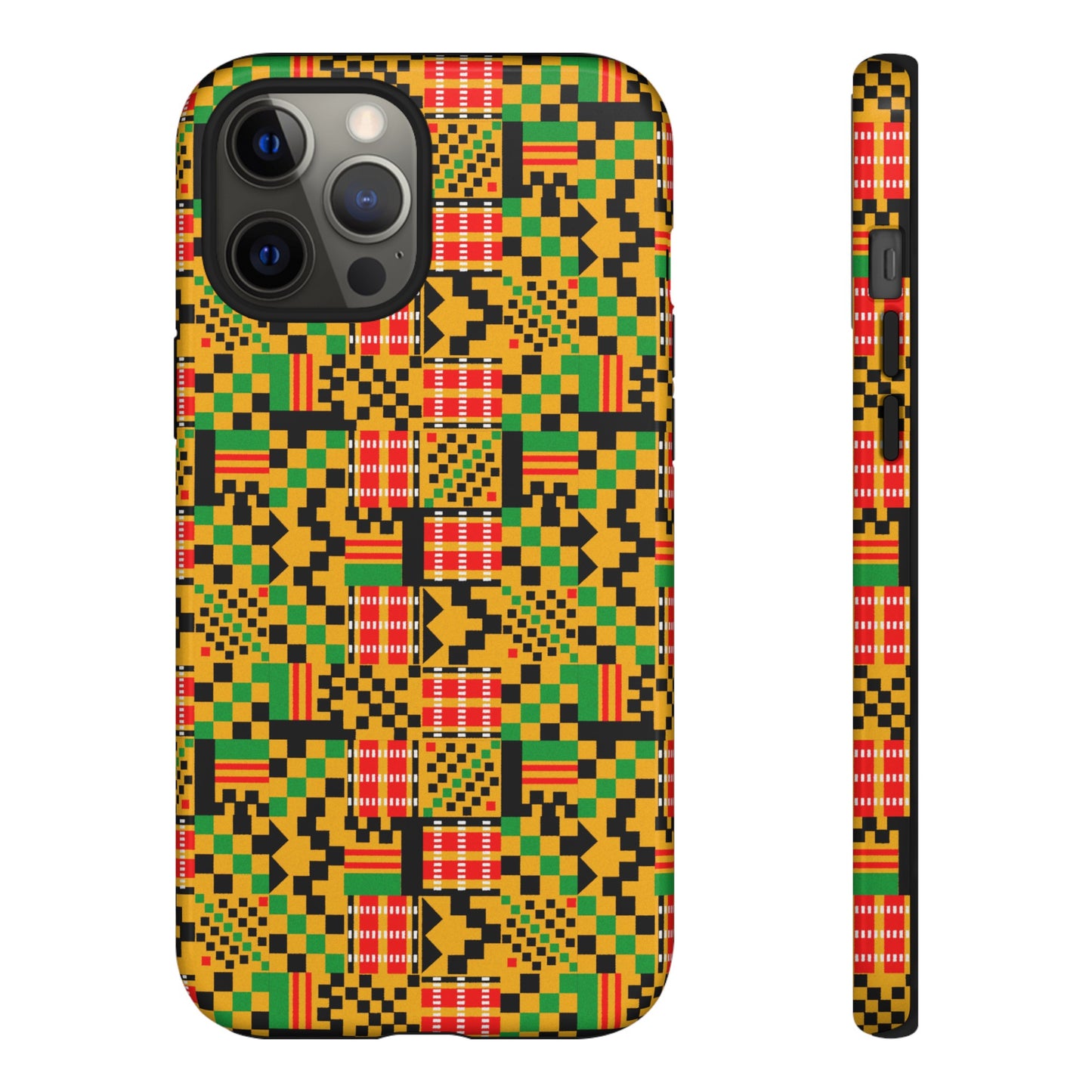 Kente Pattern iPhone Tough Cases | African iPhone Case | Afrocentric iPhone Case