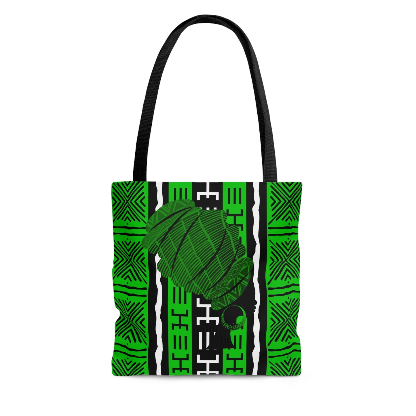 Green Mudcloth  Tote Bag