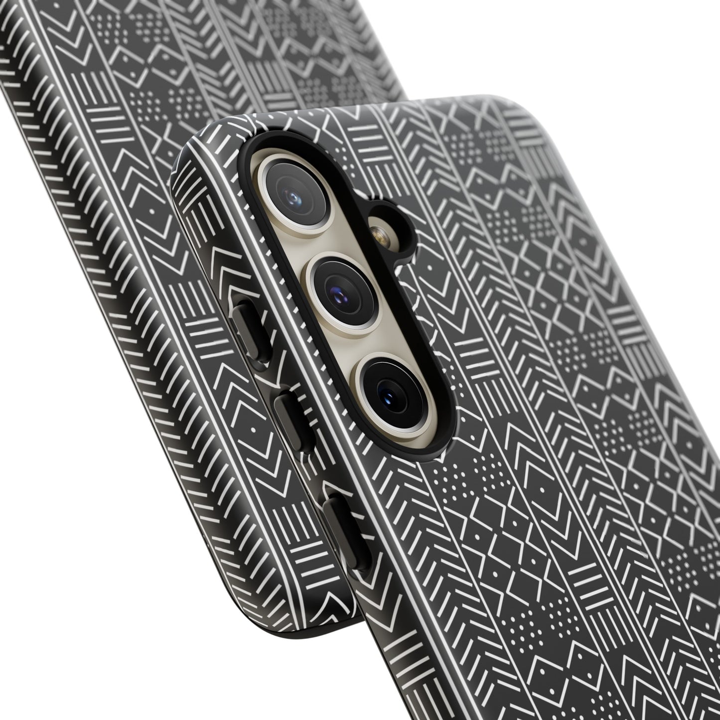 Black & White Mudcloth Samsung Tough Cases | African Samsung Case | Afrocentric Samsung Case