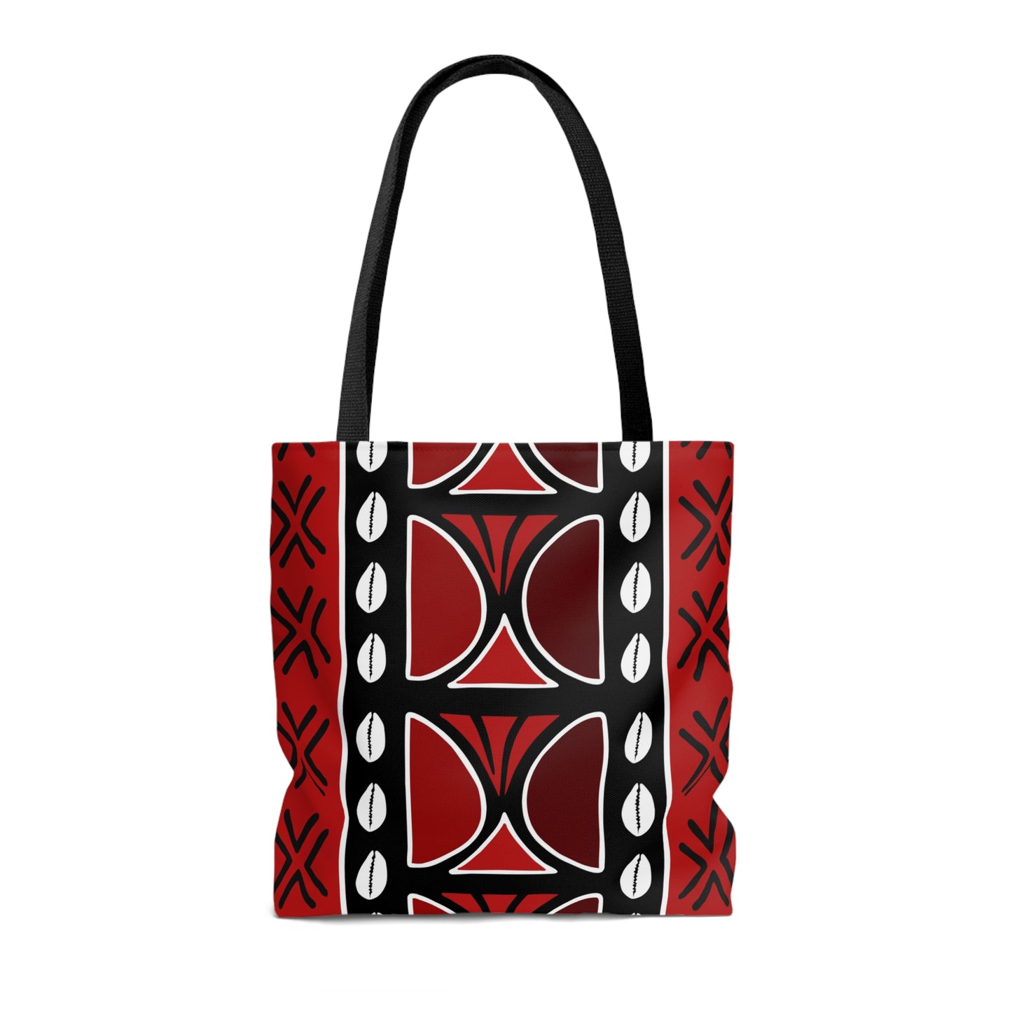 Red Mudcloth Inspired Tote Bag