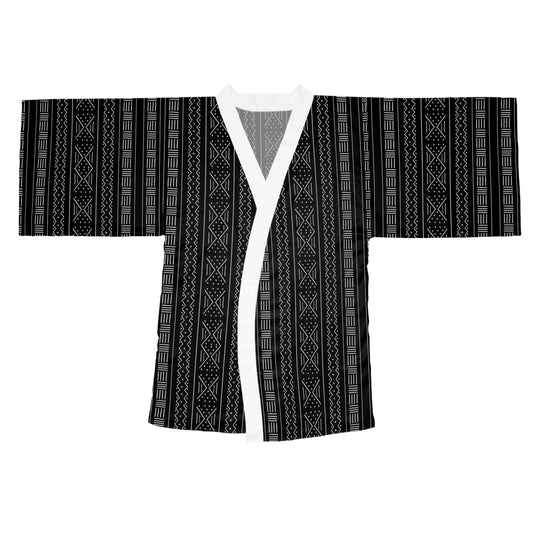 Black Mudcloth Kimono