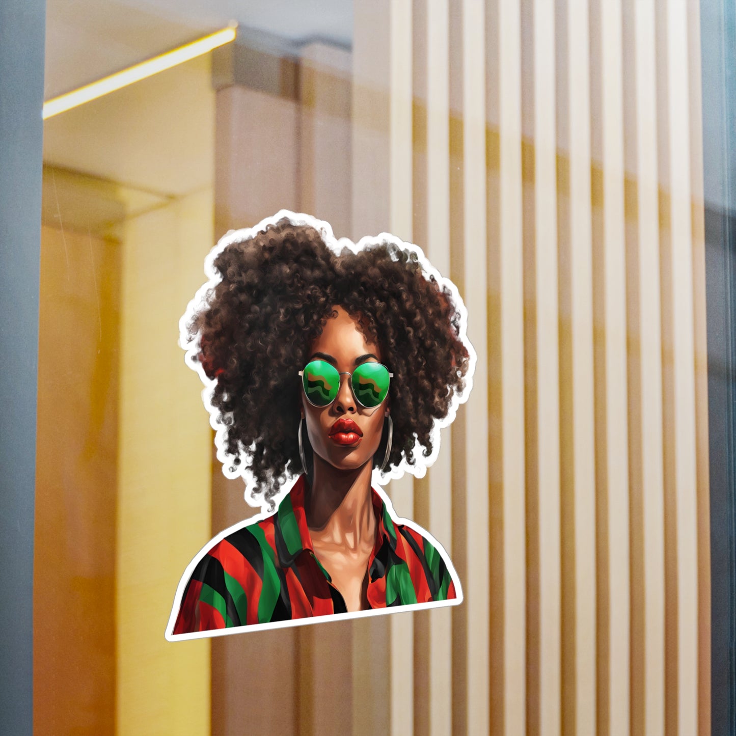 Juneteenth Queen Kiss-Cut Vinyl Decals