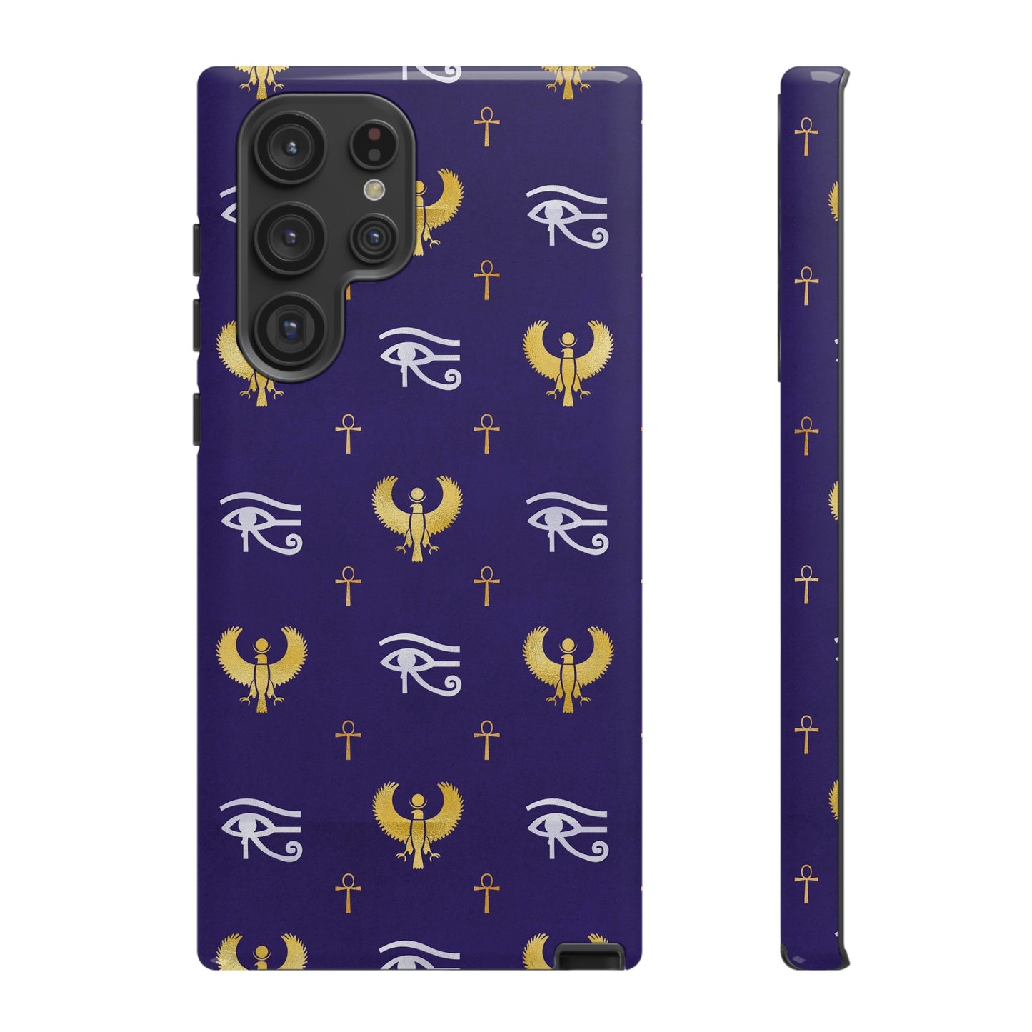 Blue Gold Egyptian Samsung Tough Cases | African Samsung Case | Afrocentric Samsung Case | Egyptian Samsung Case