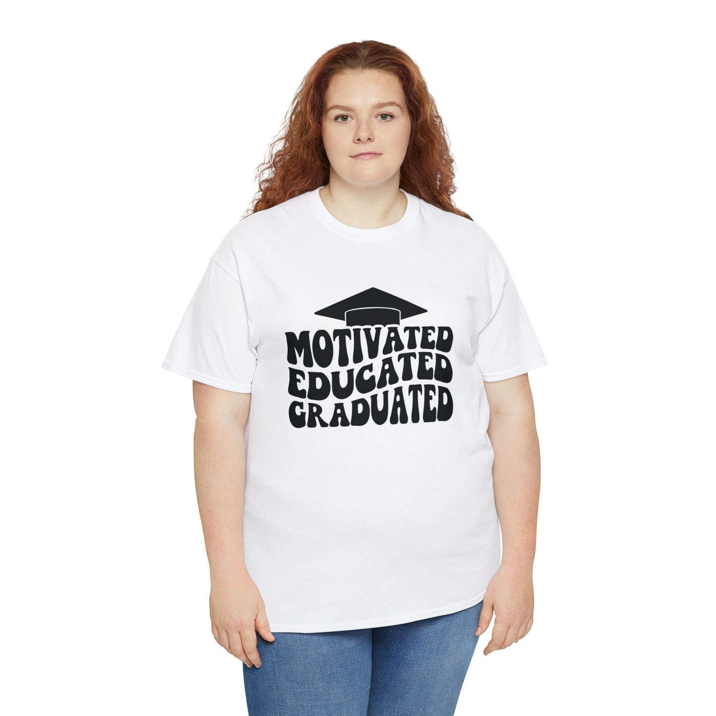Motivated..Educated..Graduated Cotton Tee