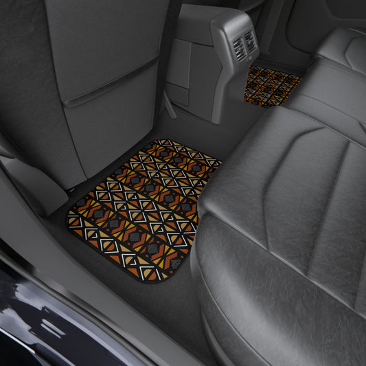 Mudcloth Inspired Car Mats (2x Rear)