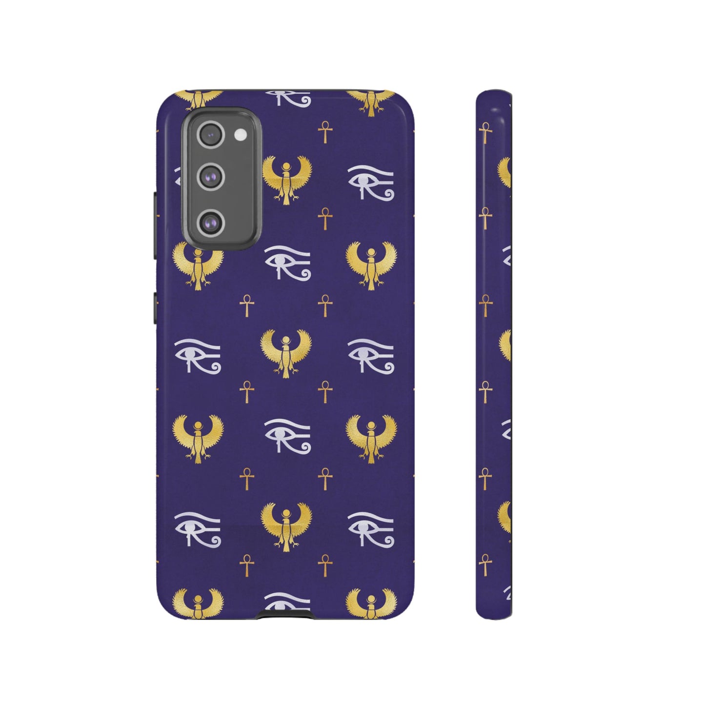 Blue Gold Egyptian Samsung Tough Cases | African Samsung Case | Afrocentric Samsung Case | Egyptian Samsung Case