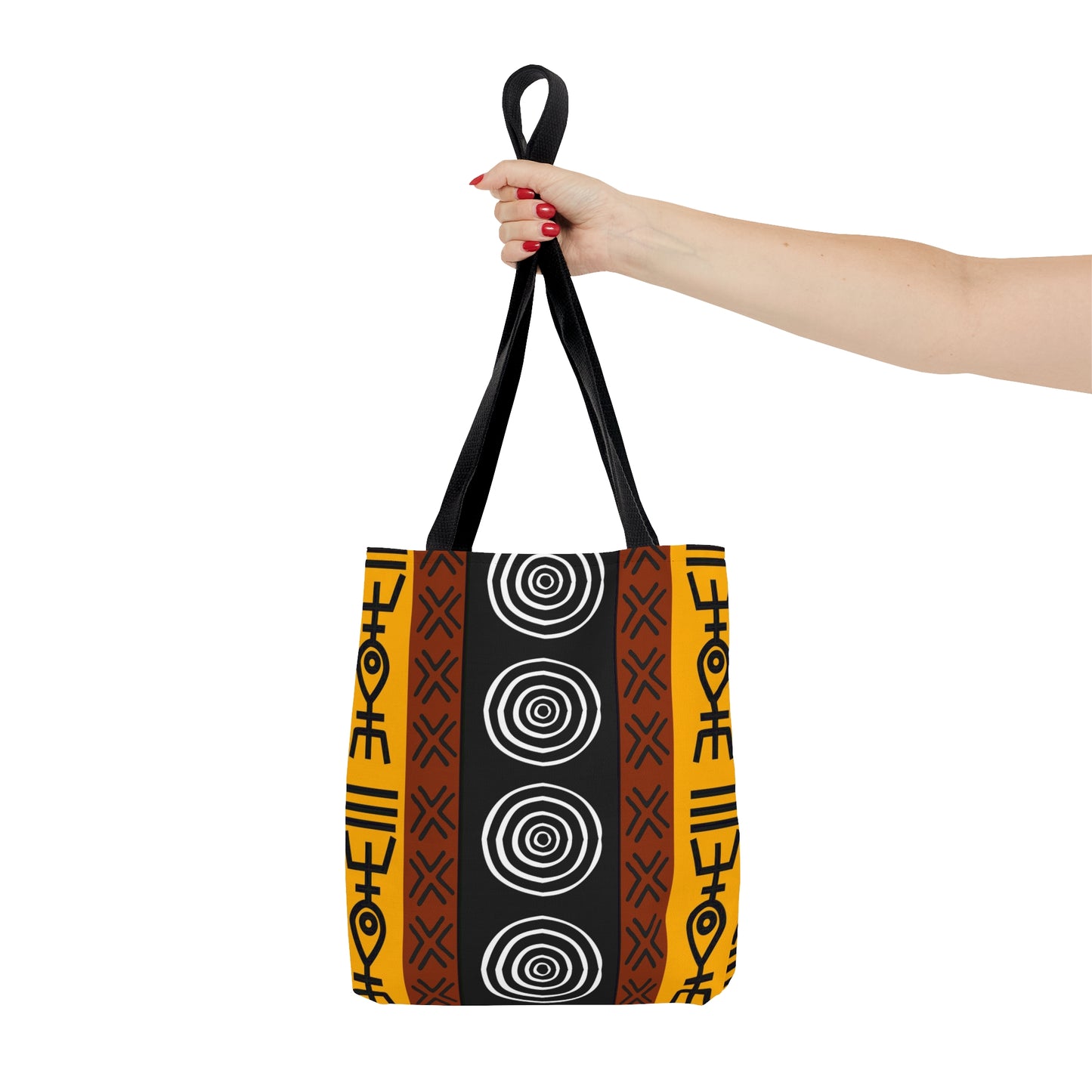 Mudcloth Inspired V Tote Bag