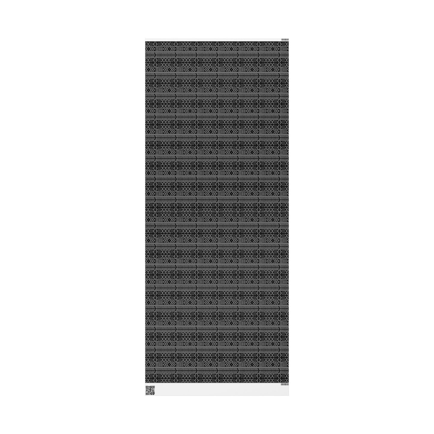 Black and White Mudcloth Wrapping Papers