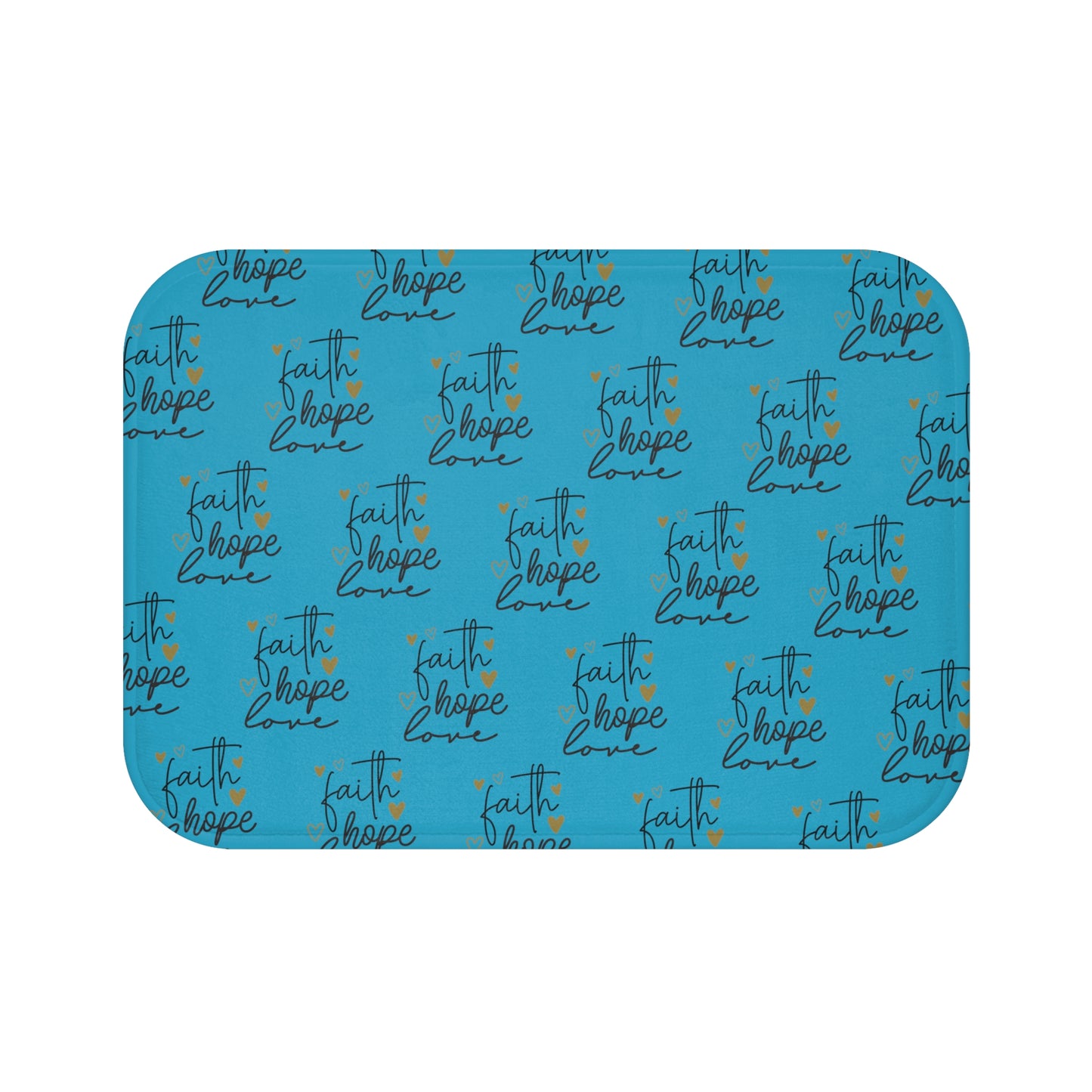 Faith Hope Love Bath Mat