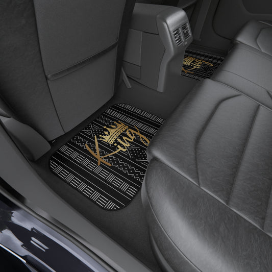 King Mudcloth Inspired Car Mats (2x Rear)