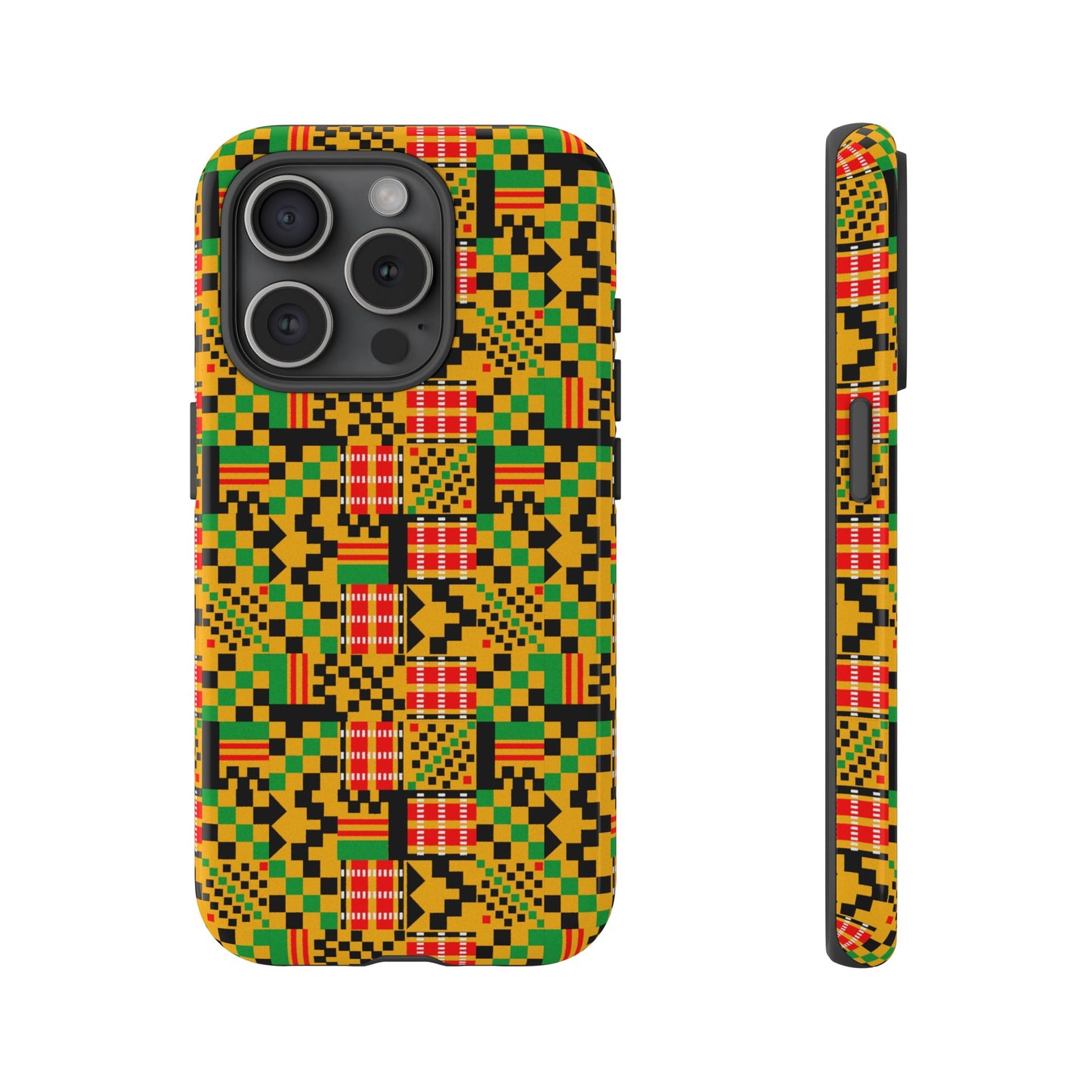 Kente Pattern iPhone Tough Cases | African iPhone Case | Afrocentric iPhone Case