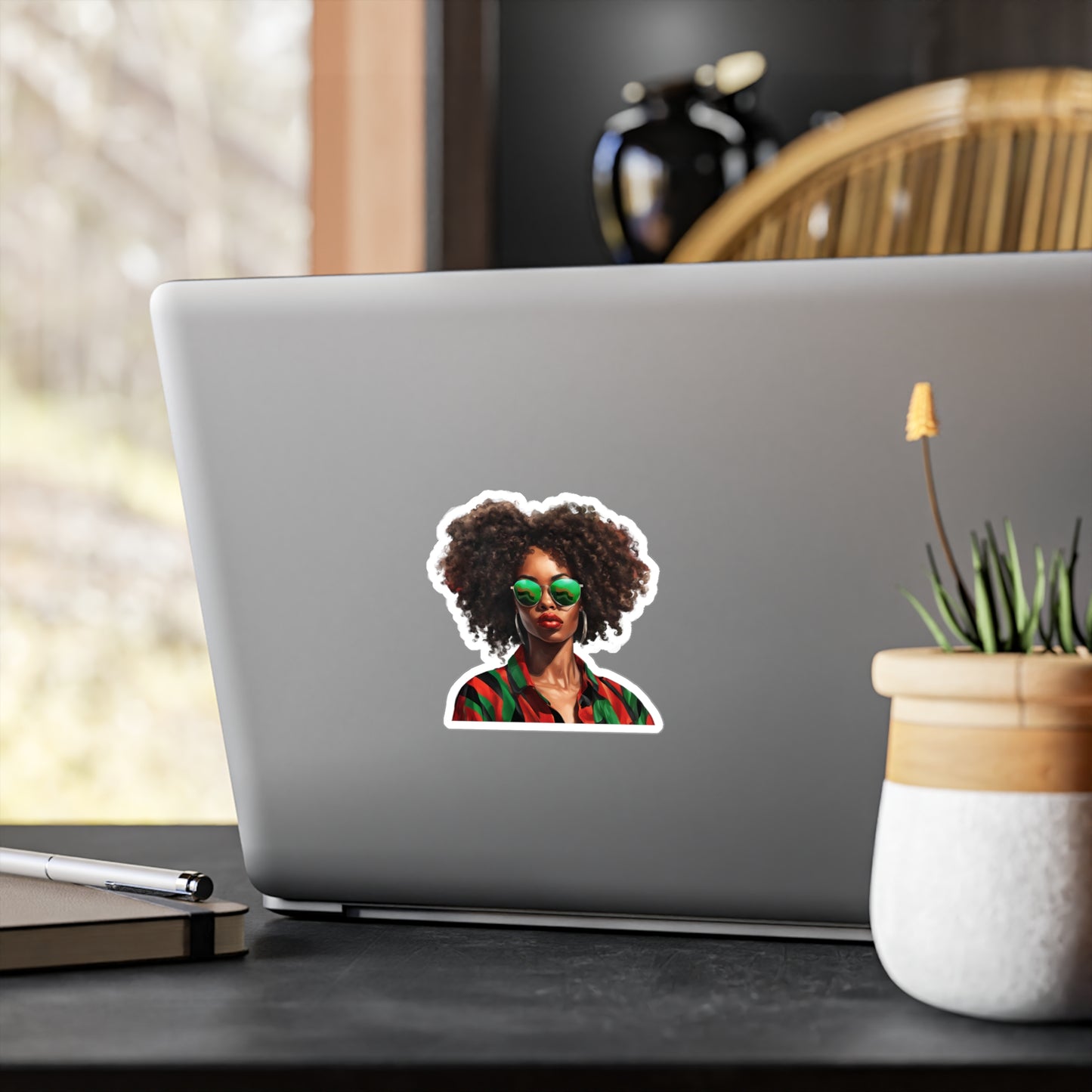 Juneteenth Queen Kiss-Cut Vinyl Decals