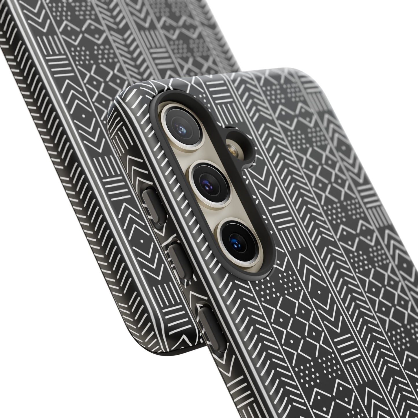 Black & White Mudcloth Samsung Tough Cases | African Samsung Case | Afrocentric Samsung Case