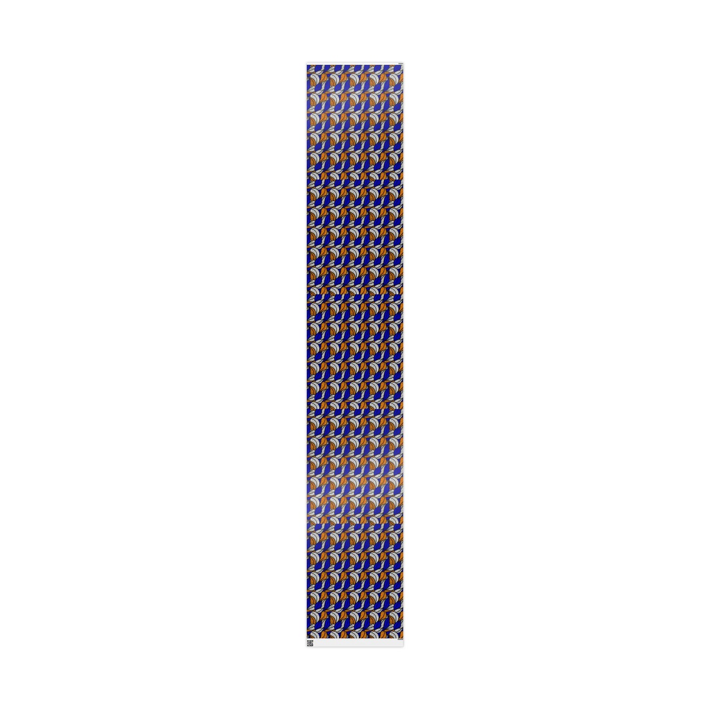 Blue Leaf Ankara Wrapping Papers | African Wrapping Paper | Afrocentric Wrapping Paper