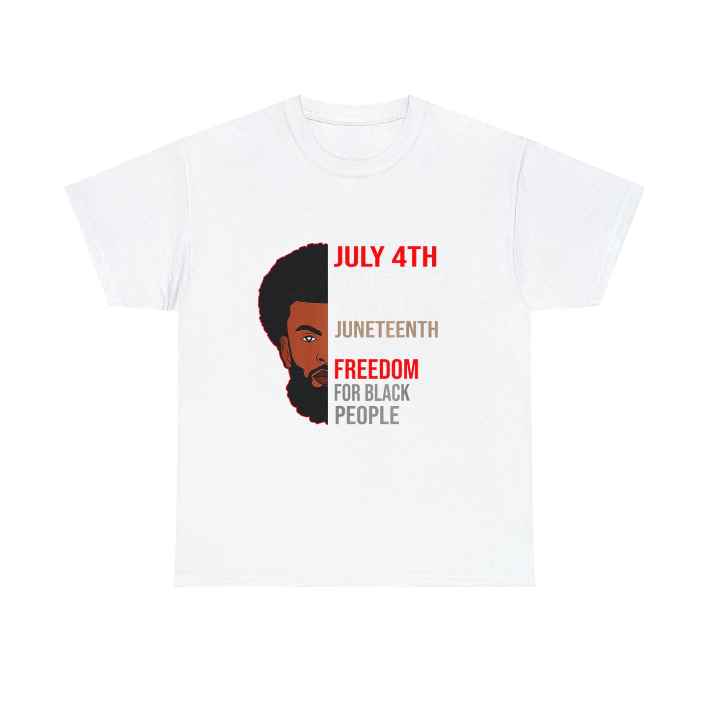 Juneteenth/ July 4th Cotton Tee