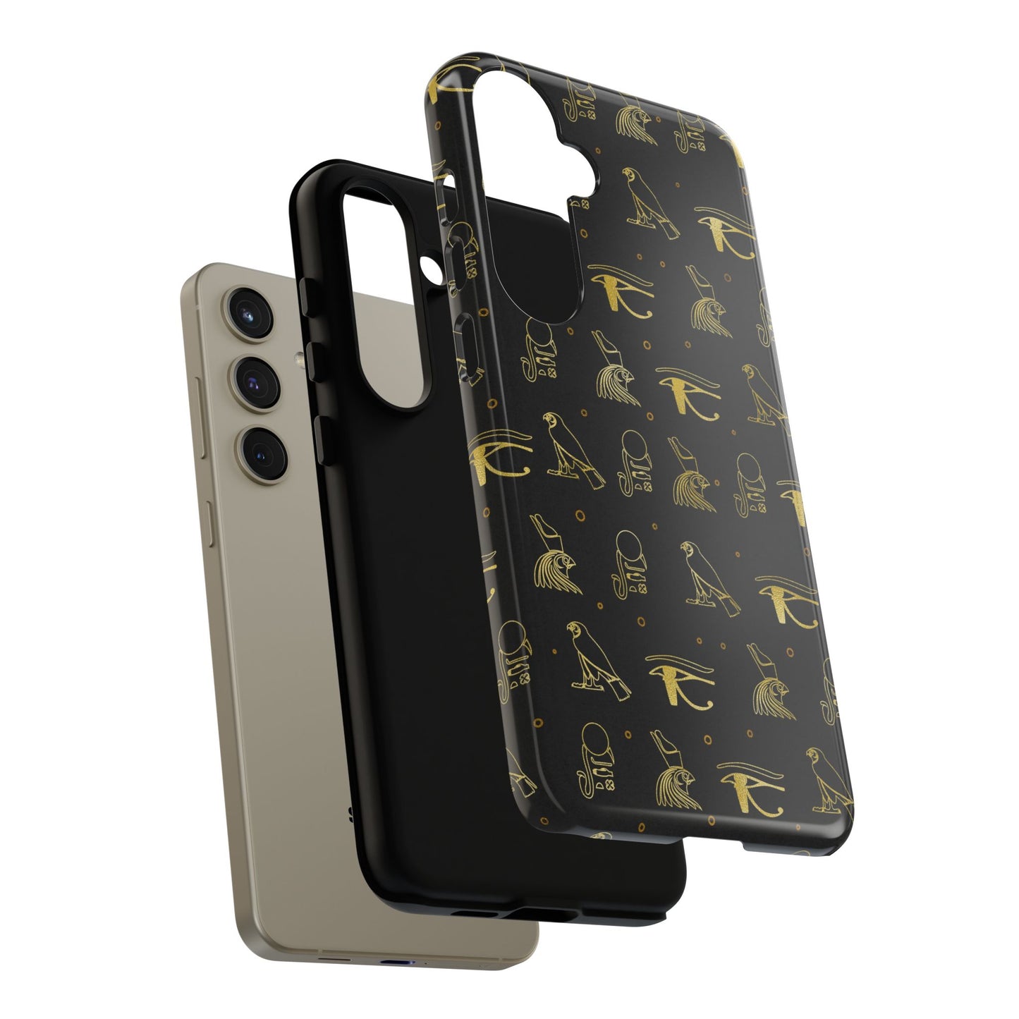 Black Gold Egyptian Samsung Tough Cases | African Samsung Case | Afrocentric Samsung Case | Egyptian Samsung Case
