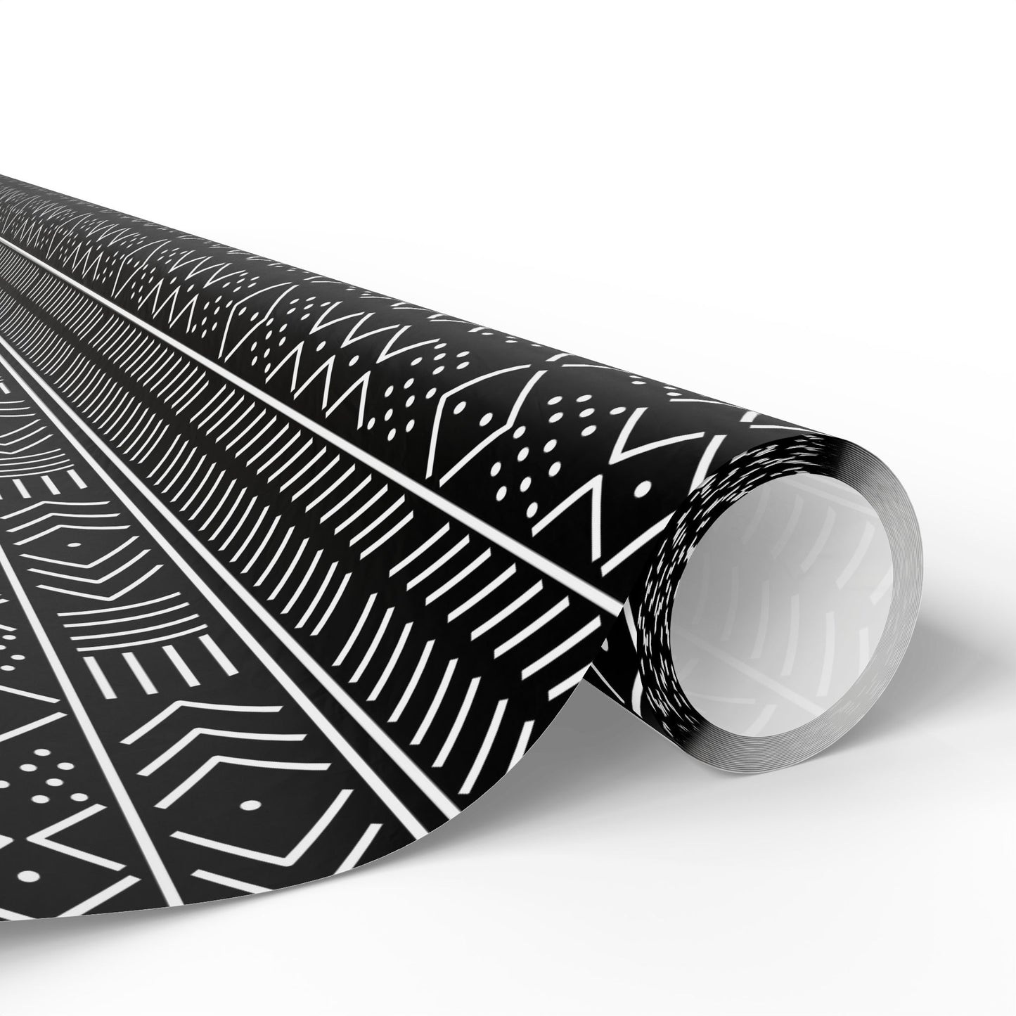 Black and White Mudcloth Wrapping Papers