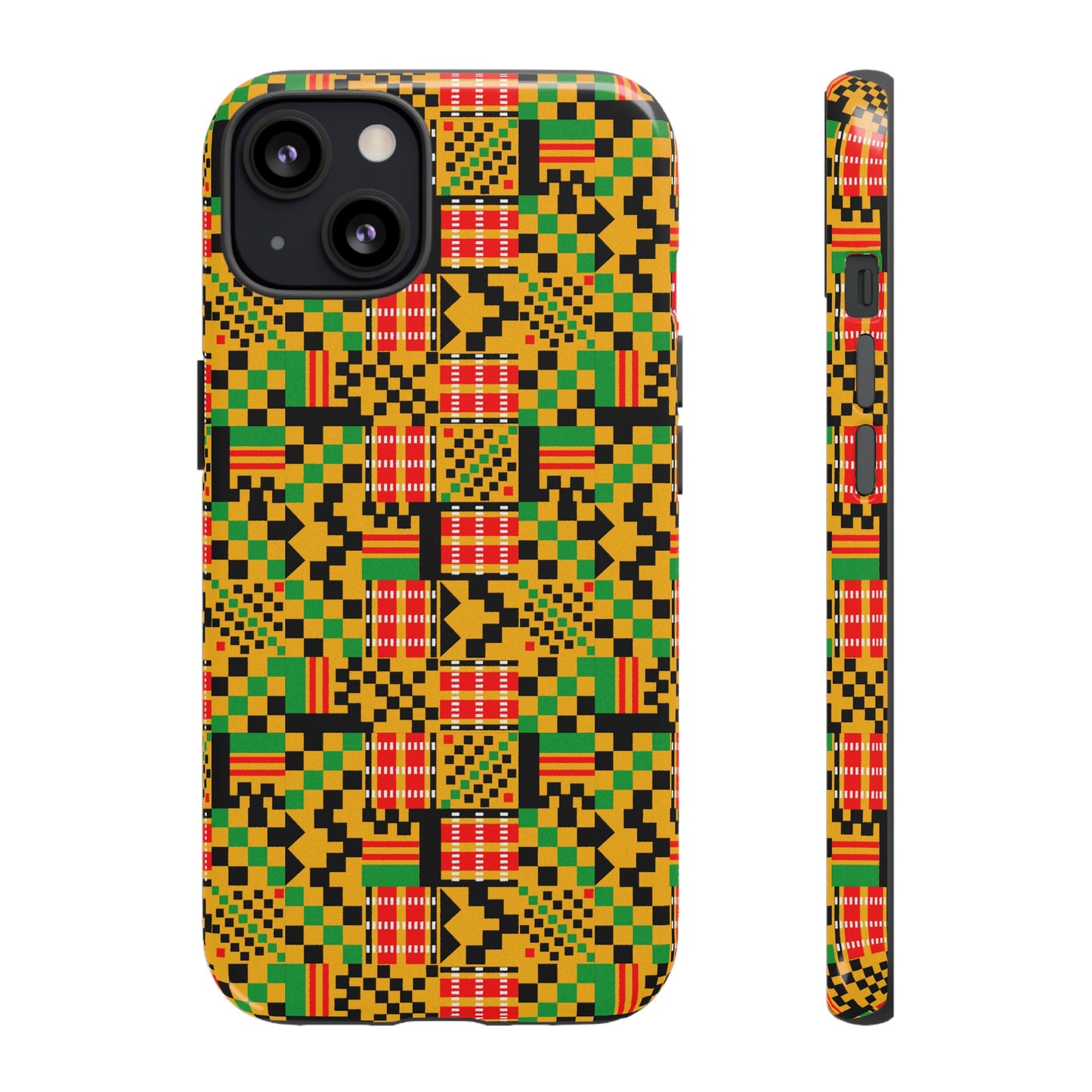 Kente Pattern iPhone Tough Cases | African iPhone Case | Afrocentric iPhone Case