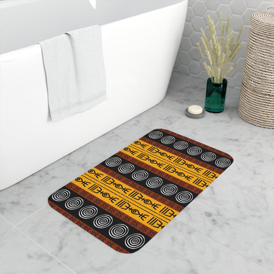Tribal Mudcloth Memory Foam Bath Mat