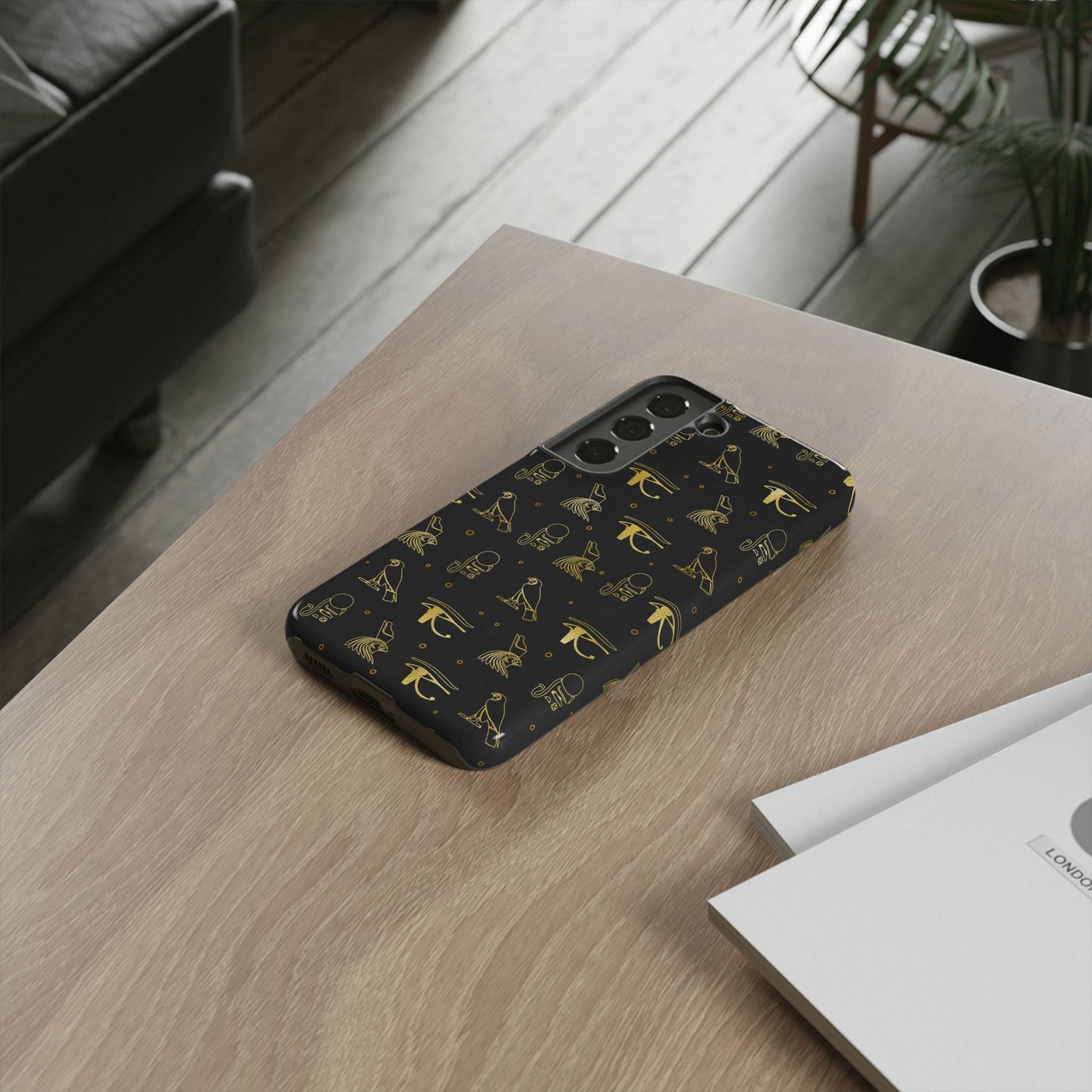 Black Gold Egyptian Samsung Tough Cases | African Samsung Case | Afrocentric Samsung Case | Egyptian Samsung Case
