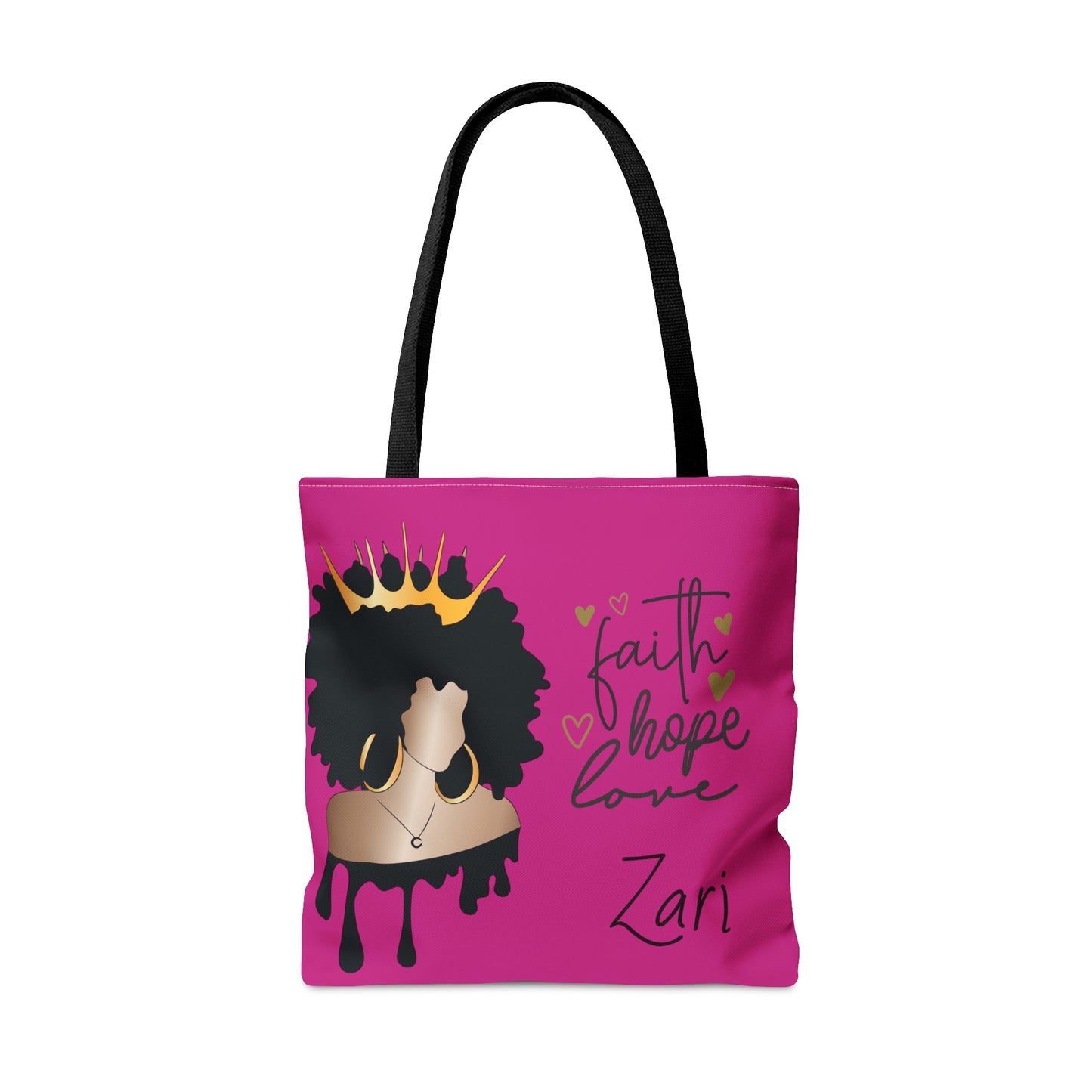 Personalized Faith...Hope...Love Tote Bag