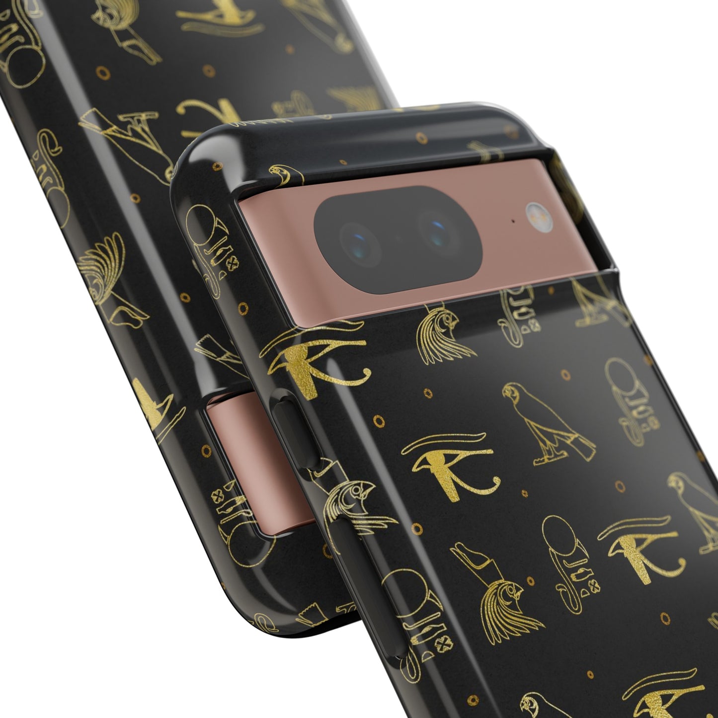 Black Gold Egyptian Google Pixel Tough Cases | African Google Pixel Case | Afrocentric Google Pixel Case | Egyptian Phone Case