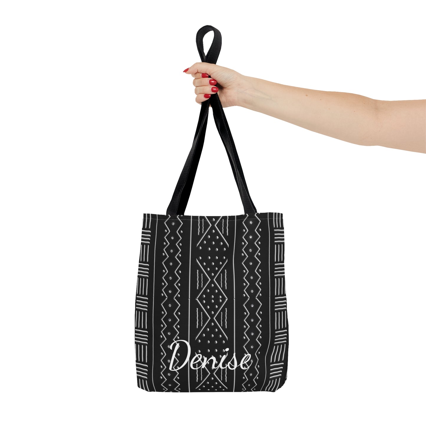 Personalized Mudcloth Afrocentric Tote Bag