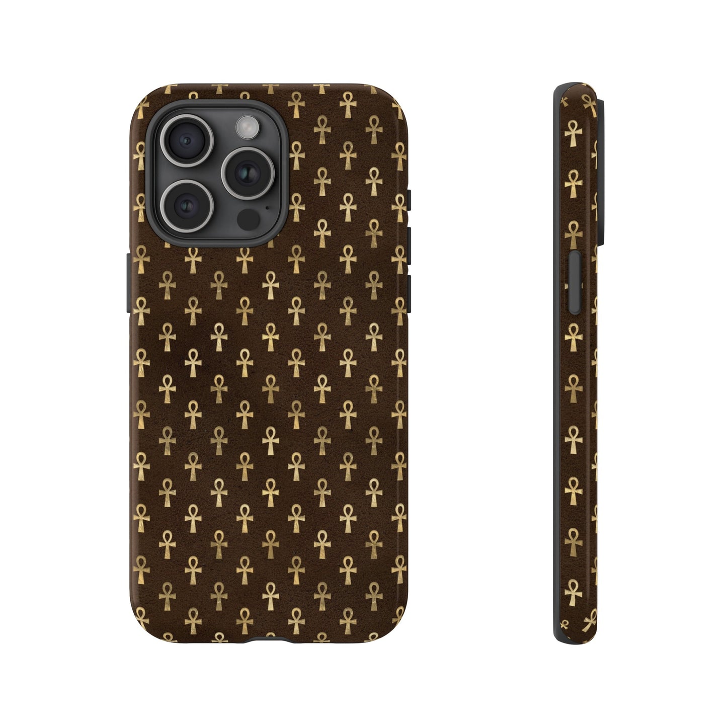 Brown Ankh iPhone Tough Cases | Egyptian iPhone Case | Ankh iPhone Case