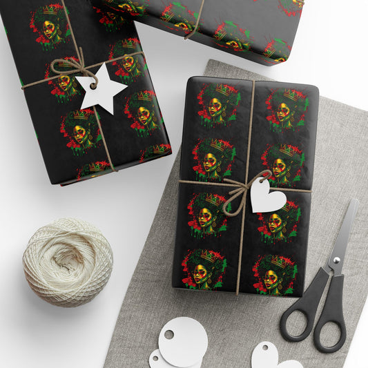 Wrapping Papers - Afro Queen Design