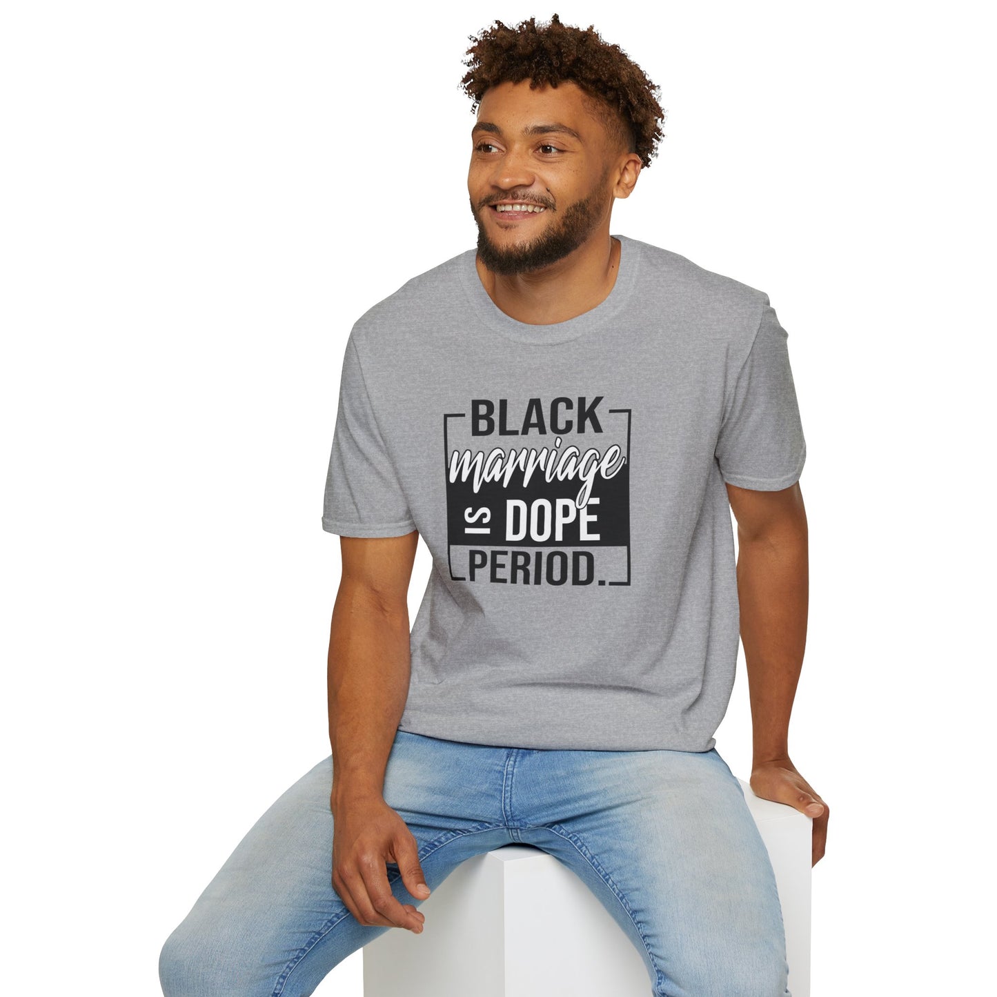 Black Marriage is Dope Unisex Soft T-Shirt