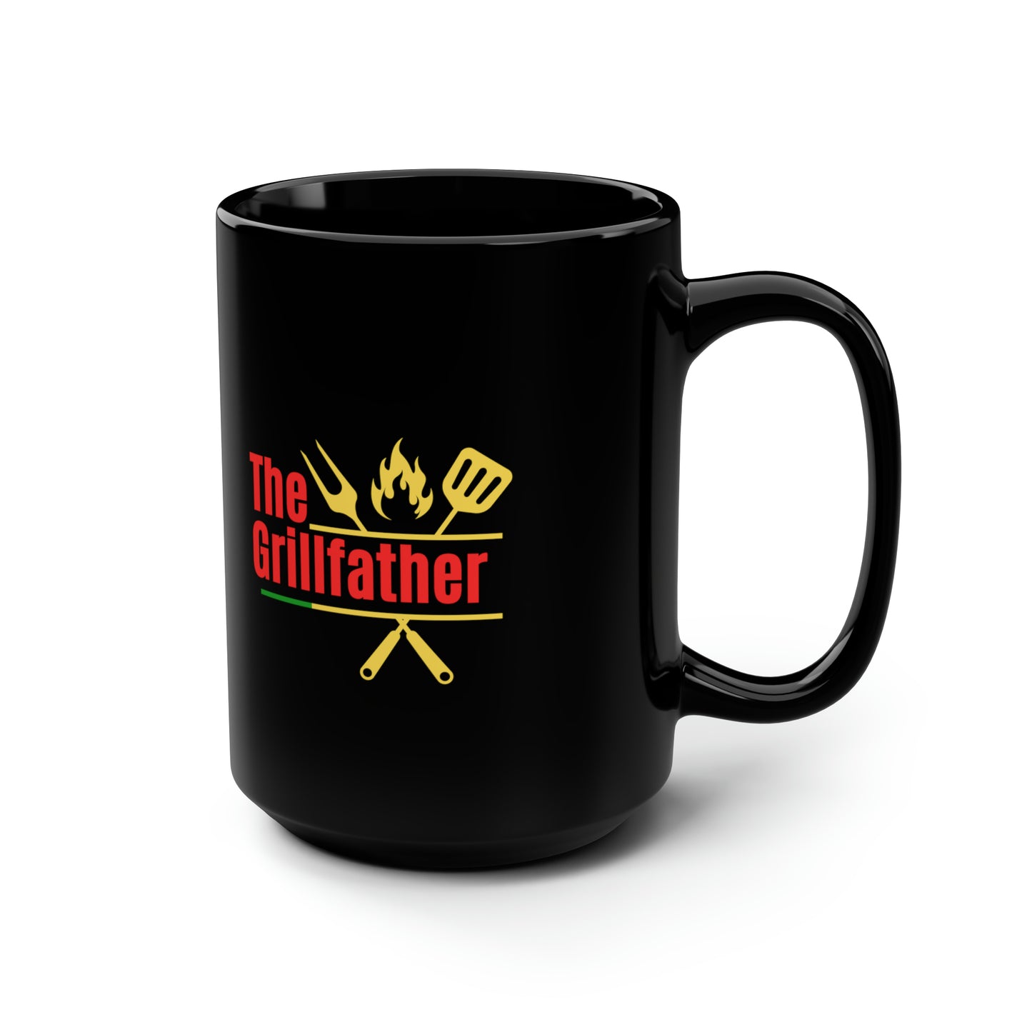 The Grill Father Mug, 15oz  (Personalize It!)