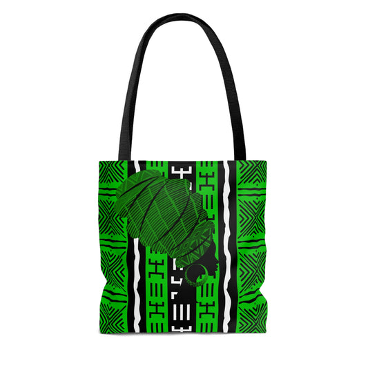 Green Mudcloth  Tote Bag