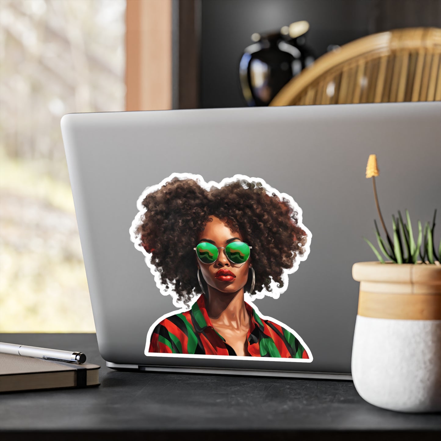 Juneteenth Queen Kiss-Cut Vinyl Decals