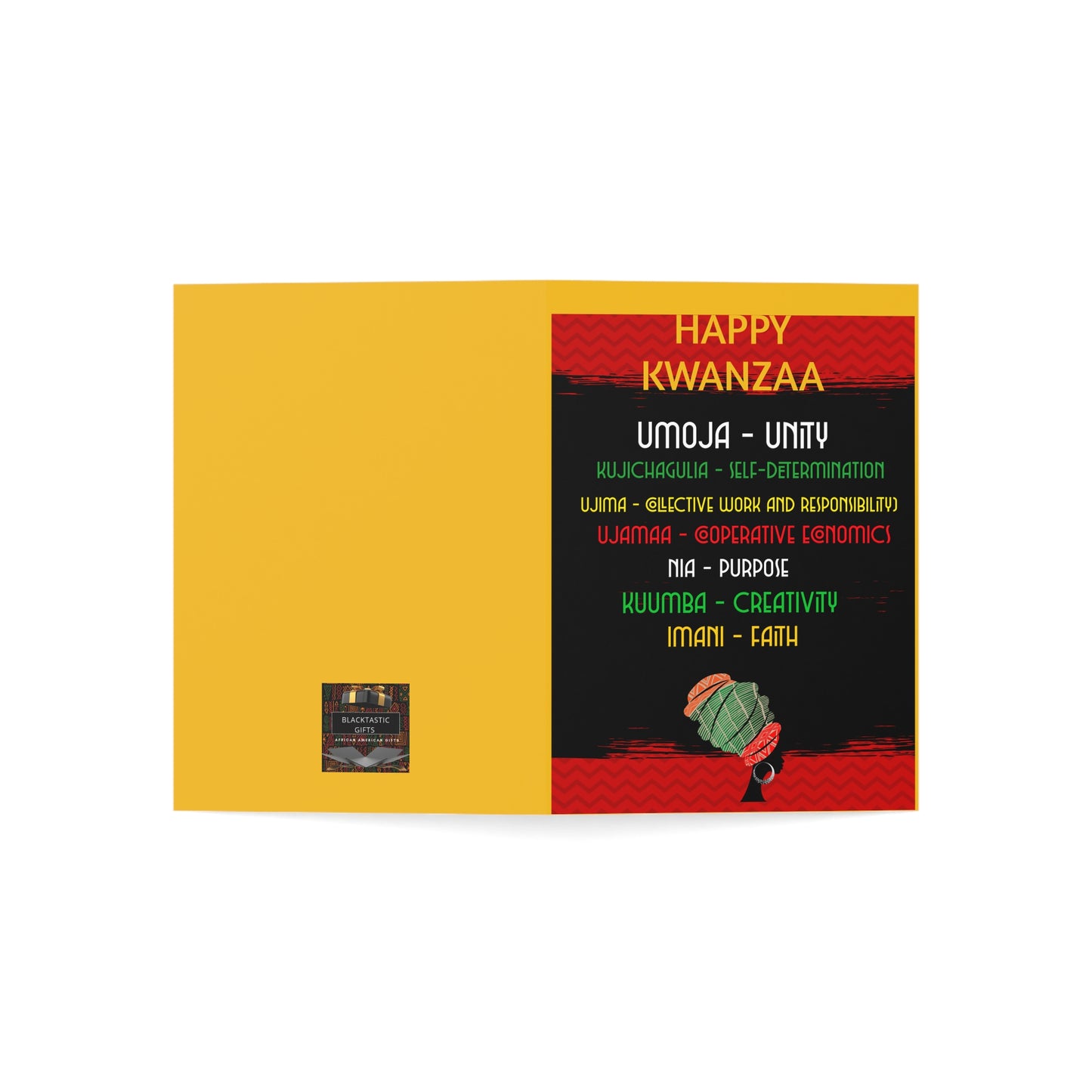 Kwanzaa Greeting Cards (1, 10, 30, and 50pcs)