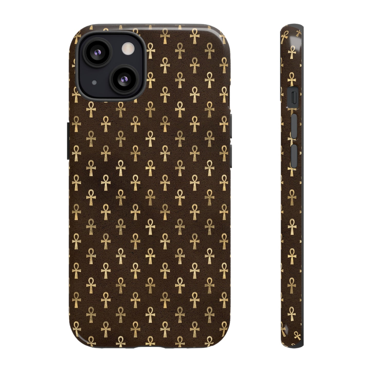 Brown Ankh iPhone Tough Cases | Egyptian iPhone Case | Ankh iPhone Case