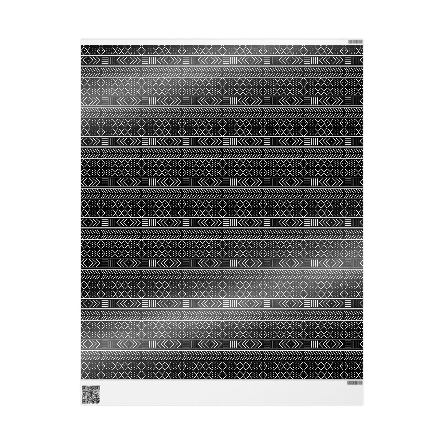 Black and White Mudcloth Wrapping Papers