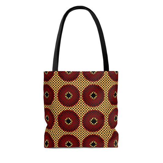 Ankara Circles Tote Bag