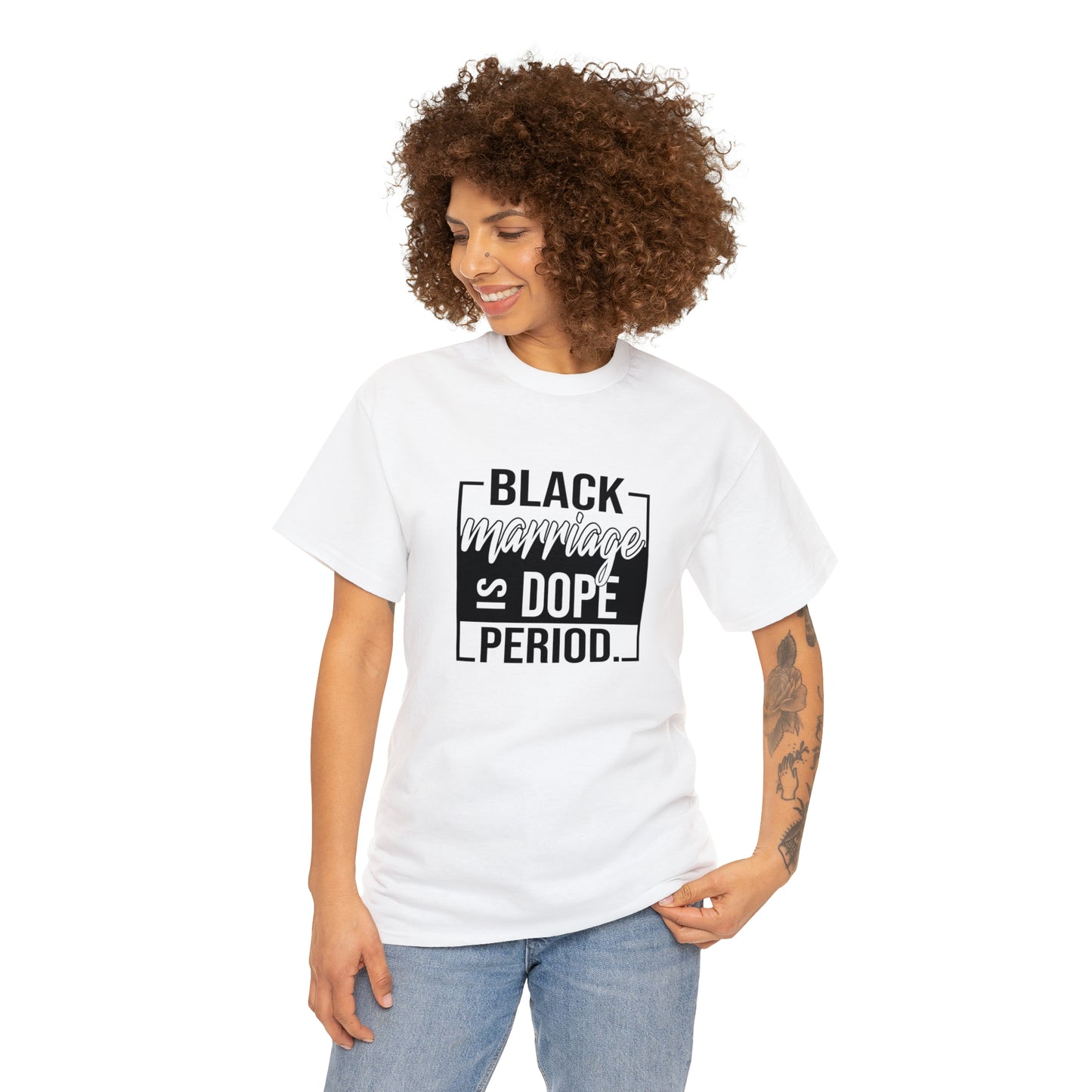 Black Marriage is Dope Cotton Tee