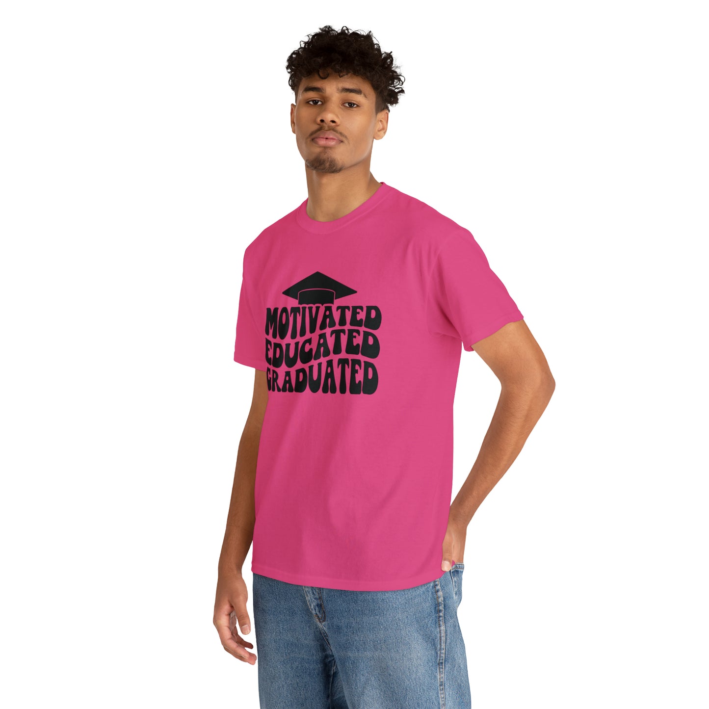 Motivated..Educated..Graduated Cotton Tee
