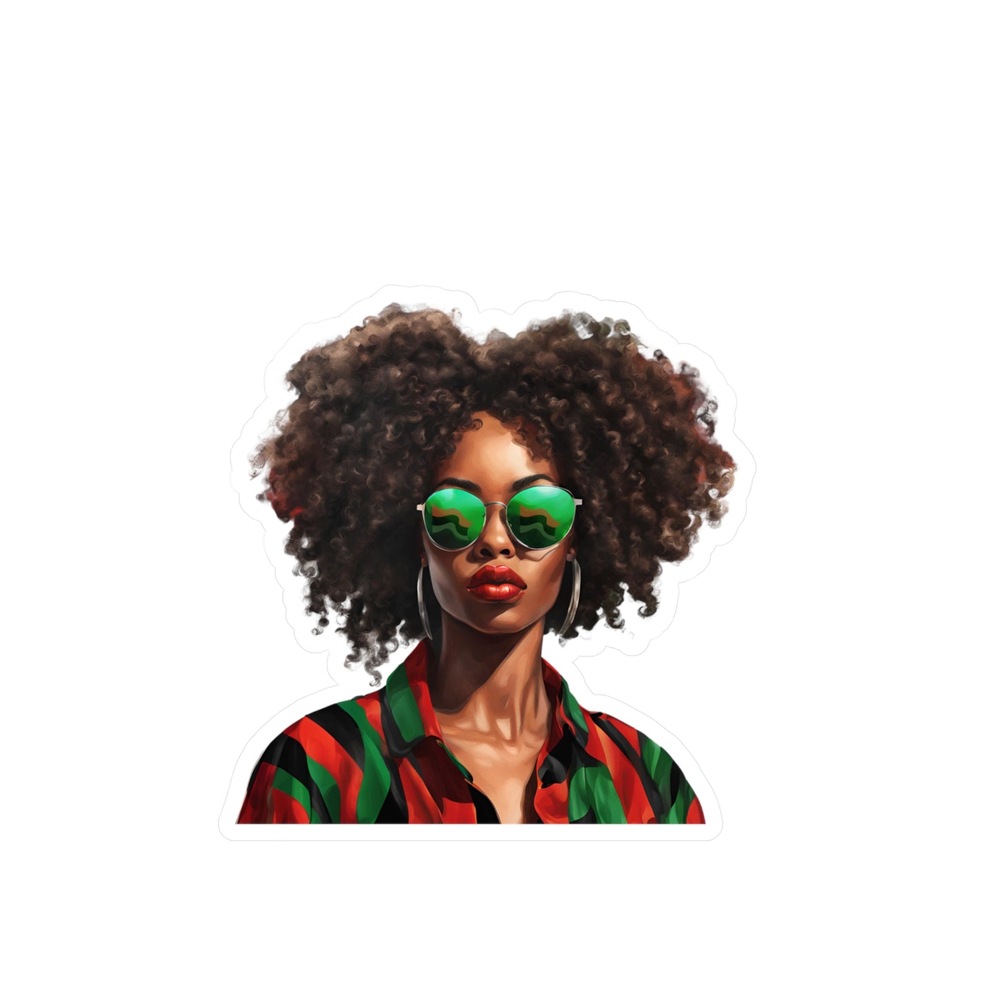 Juneteenth Queen Kiss-Cut Vinyl Decals